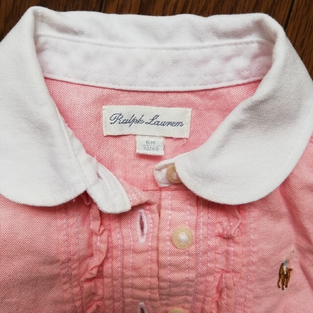 Ralph Lauren(ラルフローレン)の【6M】ラルフローレン ワンピース キッズ/ベビー/マタニティのベビー服(~85cm)(ワンピース)の商品写真