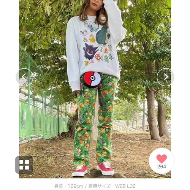 Levi's - パンツ ポケモン リーバイス ジーンズ デニム コラボ Levi's - パンツ ポケモン リーバイス ジーンズ デニム コラボ