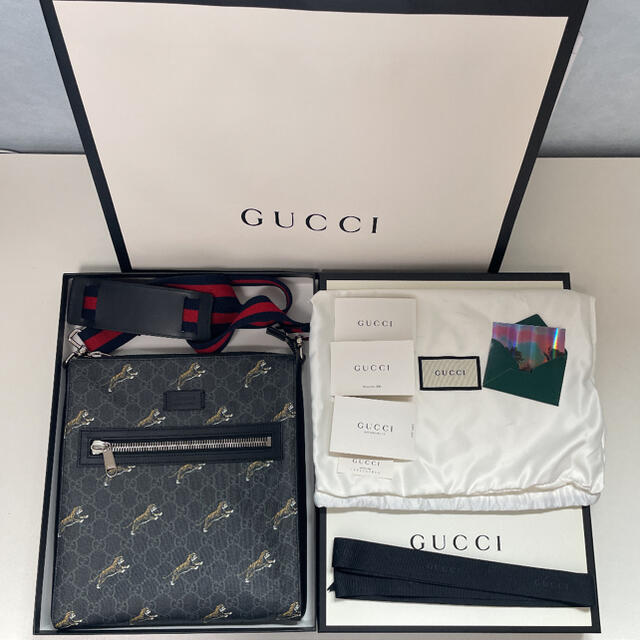 新作入荷!!】 - Gucci GUCCI メッセンジャーバッグ タイガー GG
