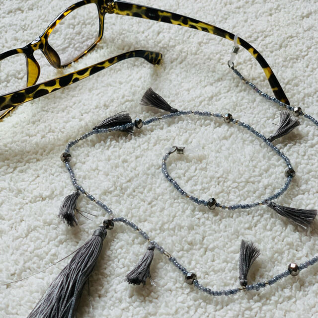 タッセル tassel 眼鏡 サングラス string レディースのファッション小物(サングラス/メガネ)の商品写真