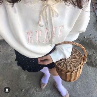シルバーピーチ epine スエットフレンチガーリー | tatihome.com
