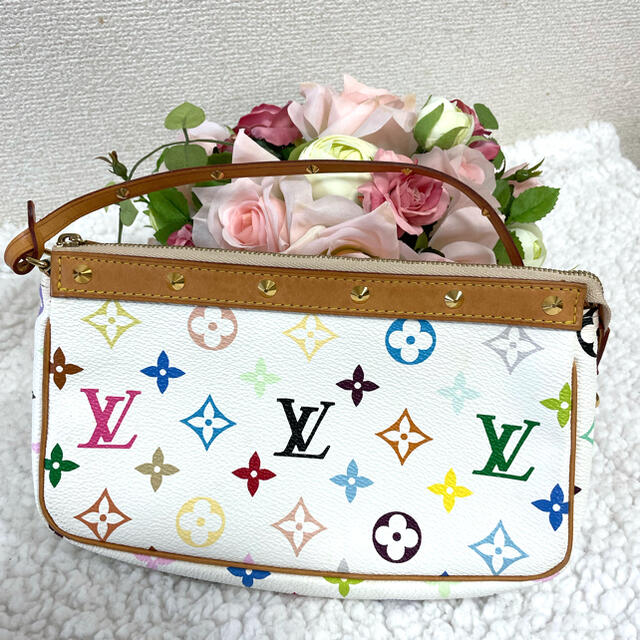美品 ルイヴィトン❤マルチカラーアクセサリーポーチ | www