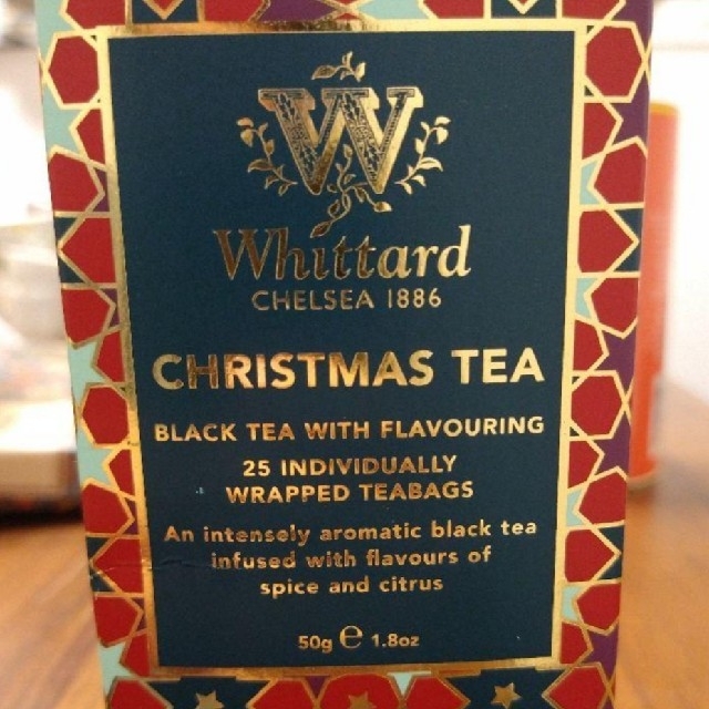 Whittard Chrismas Teas　個包装(25個)　x2箱 食品/飲料/酒の飲料(茶)の商品写真