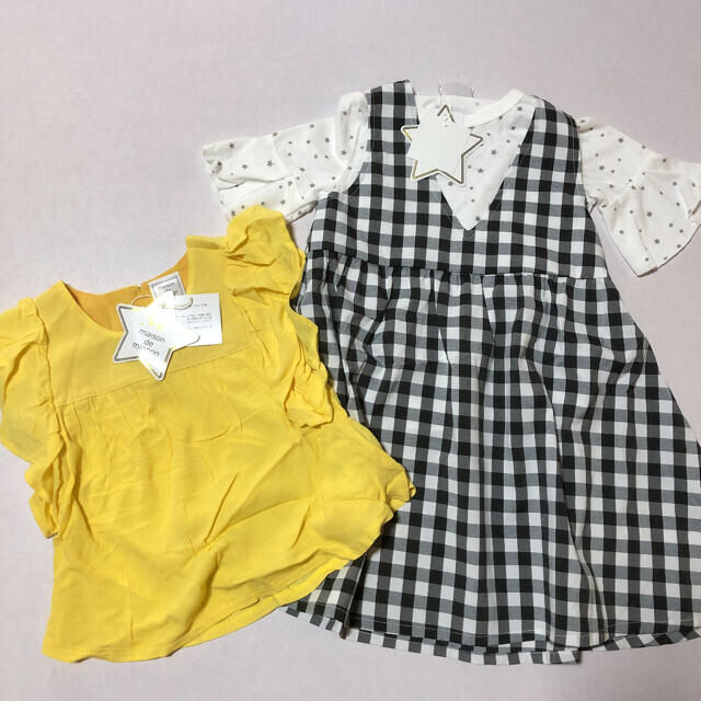 三点セット　半袖 キッズ/ベビー/マタニティのキッズ服女の子用(90cm~)(ワンピース)の商品写真