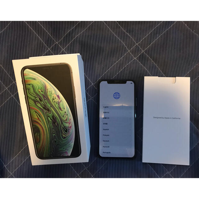 iPhone(アイフォーン)のiPhone XS 256GB スペースグレイ スマホ/家電/カメラのスマートフォン/携帯電話(携帯電話本体)の商品写真