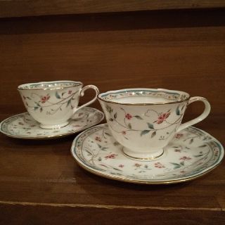 ノリタケ(Noritake)のノリタケ 花更紗 カップ＆ソーサーペア②(グラス/カップ)