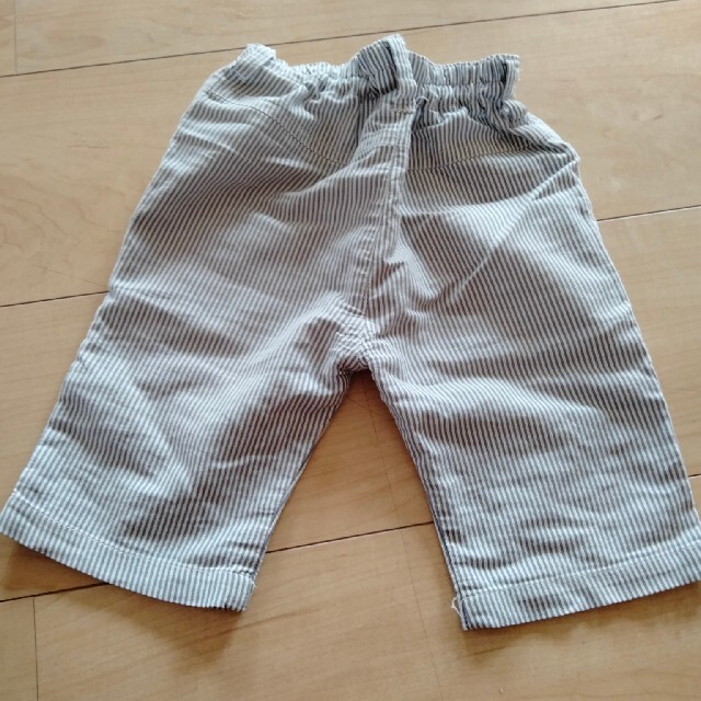 キッズ★ハーフパンツ　半ズボン　ストライプ キッズ/ベビー/マタニティのキッズ服男の子用(90cm~)(パンツ/スパッツ)の商品写真