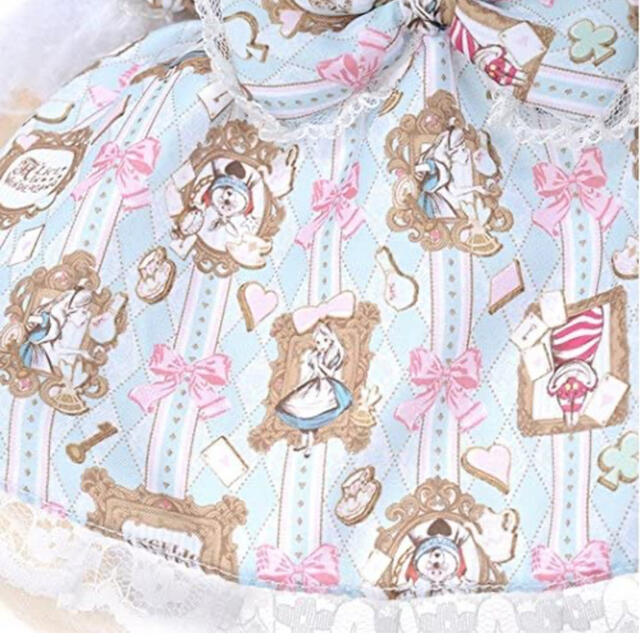 Angelic Pretty(アンジェリックプリティー)のユニベア Angelic Pretty アリス コスチューム エンタメ/ホビーのおもちゃ/ぬいぐるみ(ぬいぐるみ)の商品写真