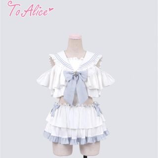 トゥアリス(To Alice)のセーラーフリルビキニ ToAlice(水着)