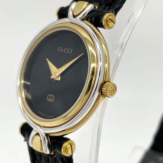 Gucci 4500L 黒金 4Q2の通販 by Espresso｜グッチならラクマ - グッチ レディースウォッチ 腕時計 定番国産