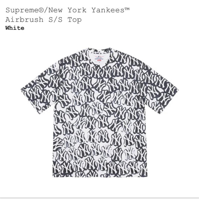 supreme New York Yankees Airbrush Tシャツ - Tシャツ/カットソー ...