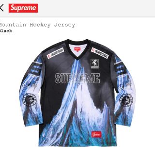 シュプリーム(Supreme)のシュプリーム　Supreme  Mountain Hockey Jersey 黒(ジャージ)