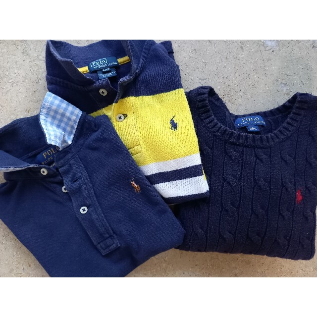 POLO RALPH LAUREN(ポロラルフローレン)のRALPH LAUREN　キッズ　トップス3点セット キッズ/ベビー/マタニティのキッズ服男の子用(90cm~)(Tシャツ/カットソー)の商品写真