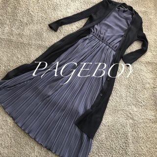 ページボーイ(PAGEBOY)のページボーイ　プリーツロングワンピース(ロングワンピース/マキシワンピース)