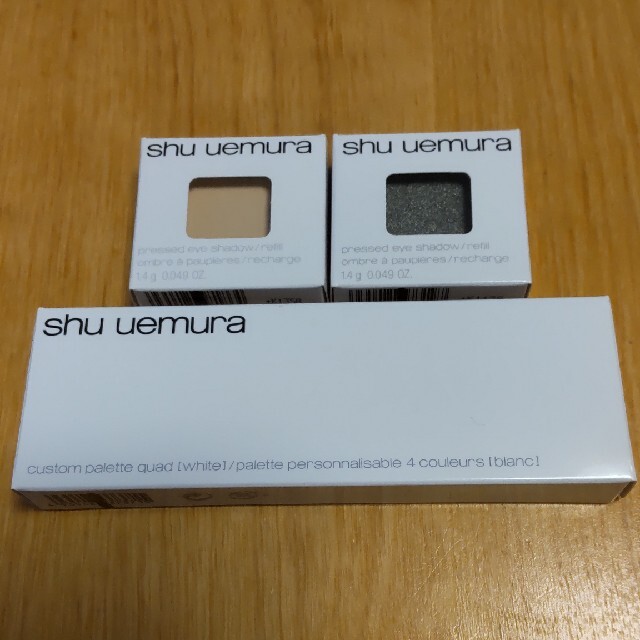 shu uemura(シュウウエムラ)のshu uemura　アイシャドウ　ケースセット コスメ/美容のベースメイク/化粧品(アイシャドウ)の商品写真