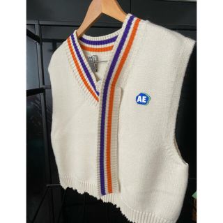 メゾンキツネ(MAISON KITSUNE')のアーダーエラー　adererror  ニットベスト　19f/w(ベスト)