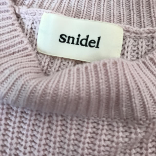 SNIDEL(スナイデル)のスナイデル♡ピンクニット レディースのトップス(ニット/セーター)の商品写真