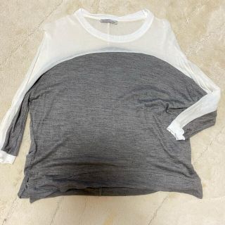 ザラ(ZARA)のZARA  7分丈　薄手トップス(カットソー(長袖/七分))