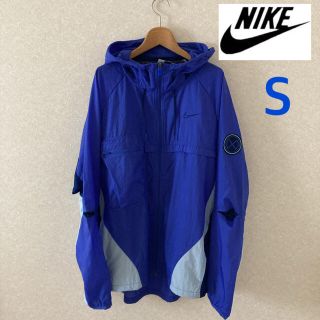 ナイキ(NIKE)のNIKE ナイキ ナイロンジャケット　ブルー　定価9,900円　メンズS(ナイロンジャケット)