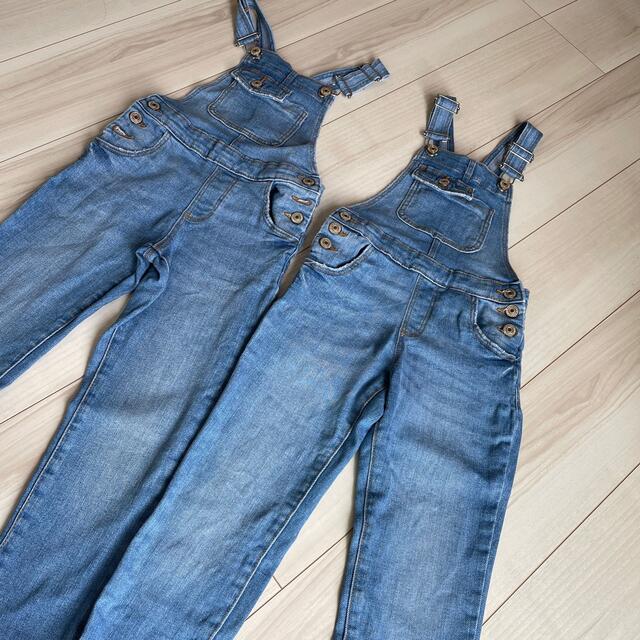 ZARA KIDS(ザラキッズ)のZARA kids デニムサロペット　116  キッズ/ベビー/マタニティのキッズ服女の子用(90cm~)(パンツ/スパッツ)の商品写真