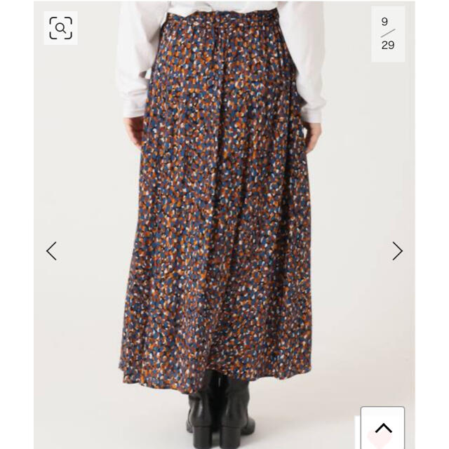 Spick & Span(スピックアンドスパン)のaiyamada様専用　Deveauxオーバルドットフレアスカート レディースのスカート(ロングスカート)の商品写真
