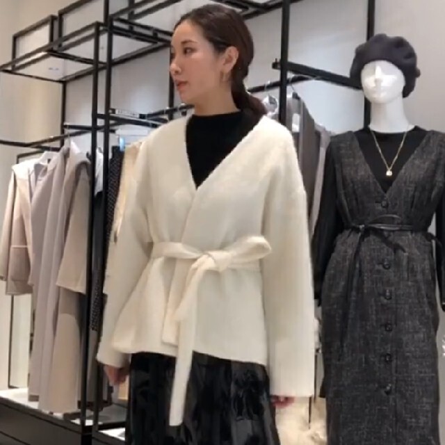 シャギーコート ホワイト