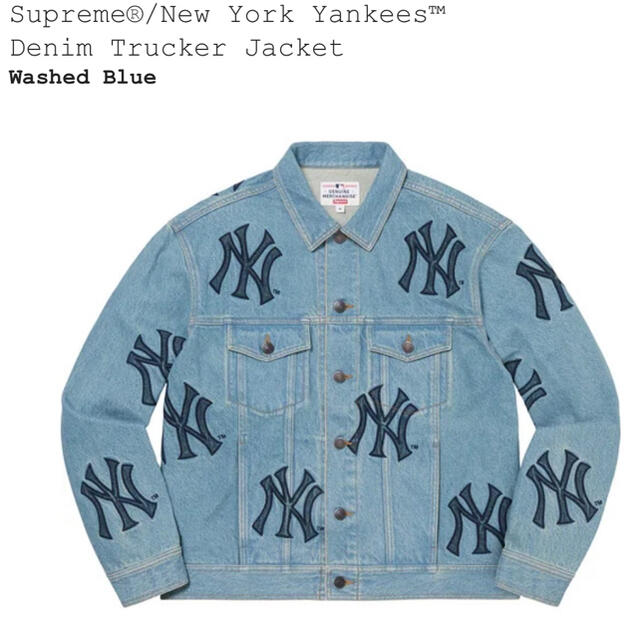 Supremeオンライン状態Supreme New York Yankees Denim Jacket