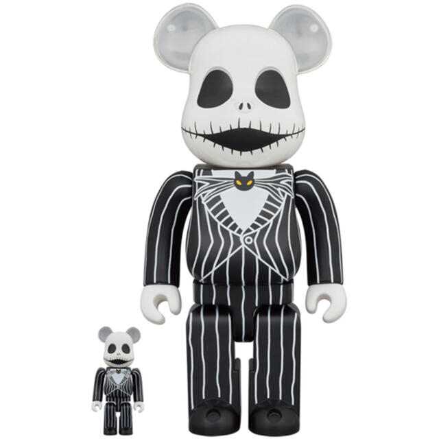 エンタメ/ホビーBE＠RBRICK Jack Skellington 100％ & 400％