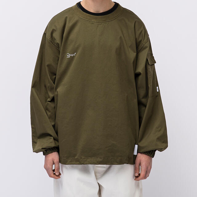 20AW WTAPS SMOCK CREW NECK POLY  L 03