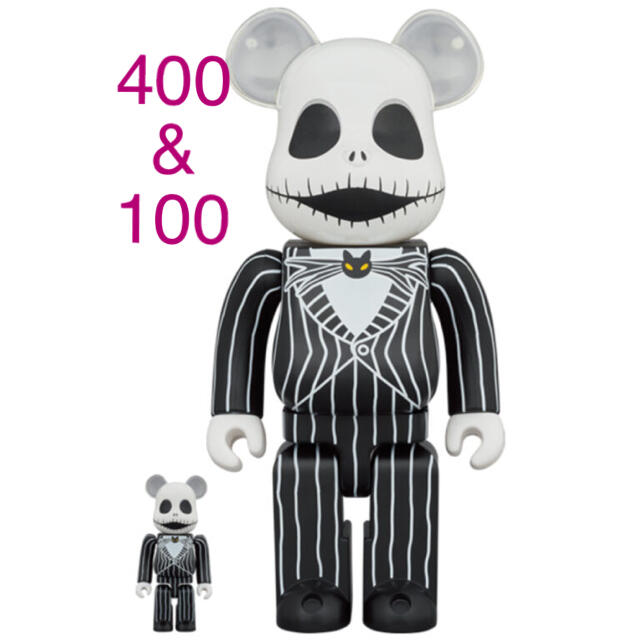 エンタメ/ホビーBE@RBRICK Jack Skellington 100％ & 400％