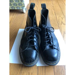 コムデギャルソン(COMME des GARCONS)のcomme des garçons × Dr.Martens レザーブーツ　牛革(ブーツ)