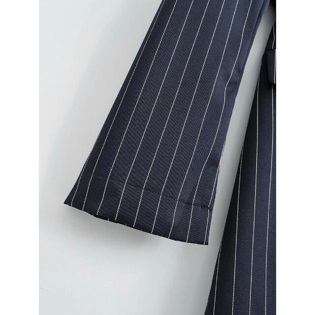 ZARA(ザラ)の🌰9月新作🌾5610◆ストライプ 柄 ジャケット ブレザー  レディースのジャケット/アウター(テーラードジャケット)の商品写真