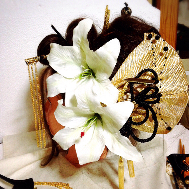 花魁かんざし髪飾りオーダー☆成人式髪飾りの通販 by みぃ's 花魁かんざし髪飾りオーダー☆成人式髪飾りの通販 by みぃ's