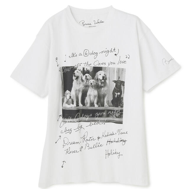 Bruce Weber × BIOTOP×10C  T-shirts 犬 XL
