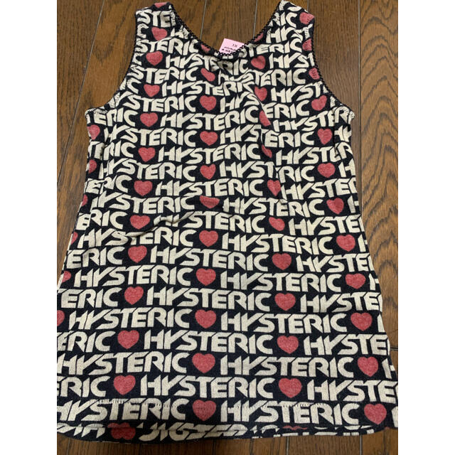 HYSTERIC MINI(ヒステリックミニ)のヒステリックミニ★ヒスミニ★ロゴたくさんのタンクトップ★100★hysteric キッズ/ベビー/マタニティのキッズ服女の子用(90cm~)(Tシャツ/カットソー)の商品写真