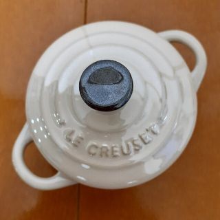 ルクルーゼ(LE CREUSET)のLE CREUSET ル・クルーゼ ミニココット　ホワイトラスター(食器)