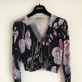 エミリオプッチ(EMILIO PUCCI)のエリス様専用　エミリオプッチシルクニットカーディガン(カーディガン)