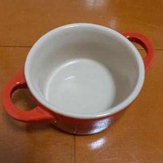 ルクルーゼ(LE CREUSET)のLE CREUSET ル・クルーゼ ミニココット 赤蓋なし本体のみ(食器)