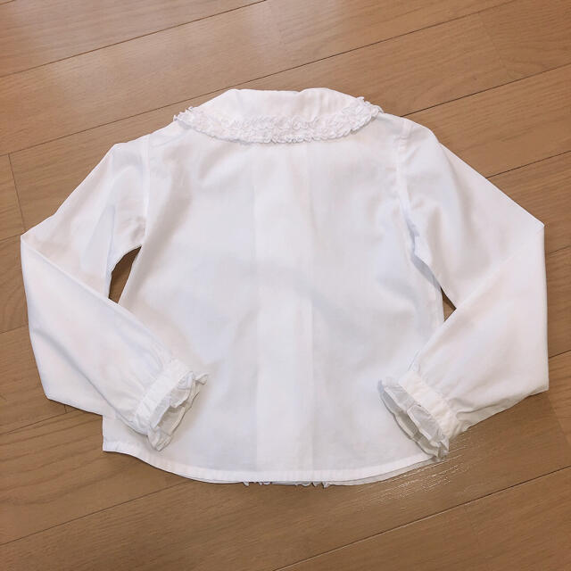 mezzo piano(メゾピアノ)の【mezzo piano】ブラウス120cm キッズ/ベビー/マタニティのキッズ服女の子用(90cm~)(ブラウス)の商品写真