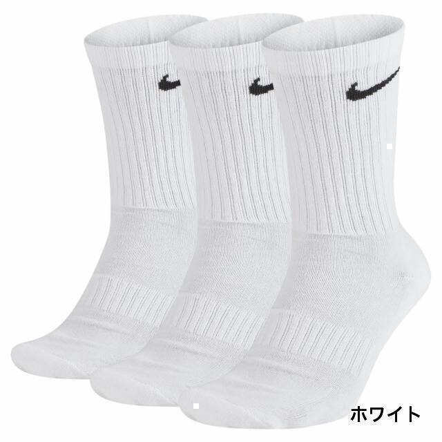 NIKE(ナイキ)の【新品】ナイキ クルーソックス 1足組 ホワイト 23cm〜25cm NIKE レディースのレッグウェア(ソックス)の商品写真