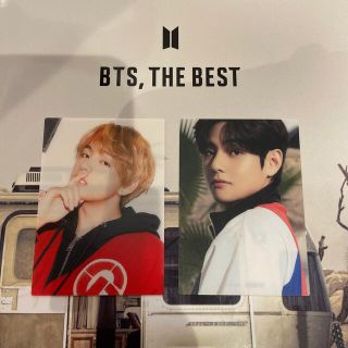 BTS,THE BEST  FC限定盤  クリアフォトカード  テテ2枚セット(アイドルグッズ)