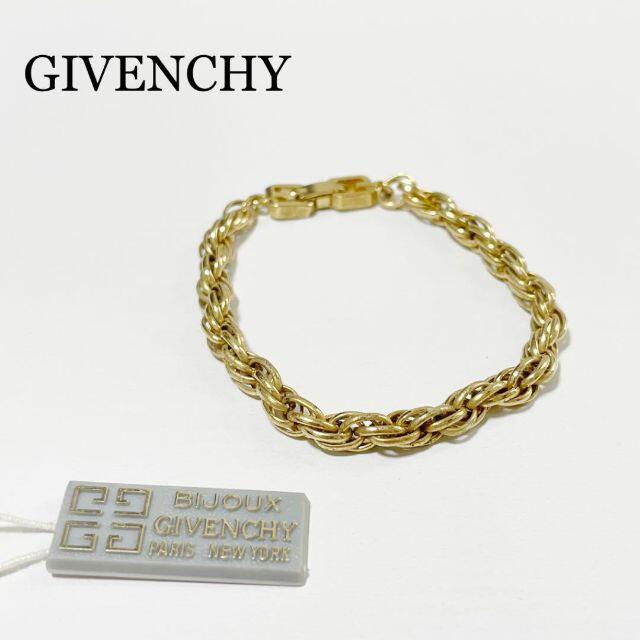 希少　GIVENCHY ジバンシー　ゴールド　ブレスレット　チェーン　喜平