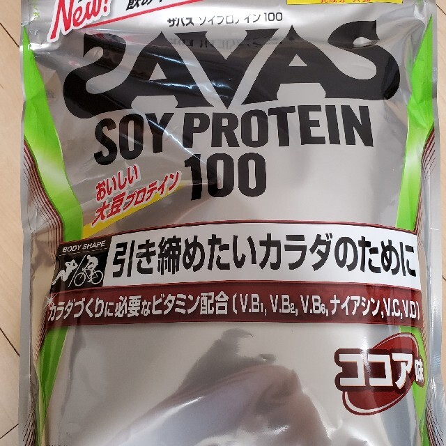 SAVAS ソイプロテイン ココア味 g×3個   プロテイン
