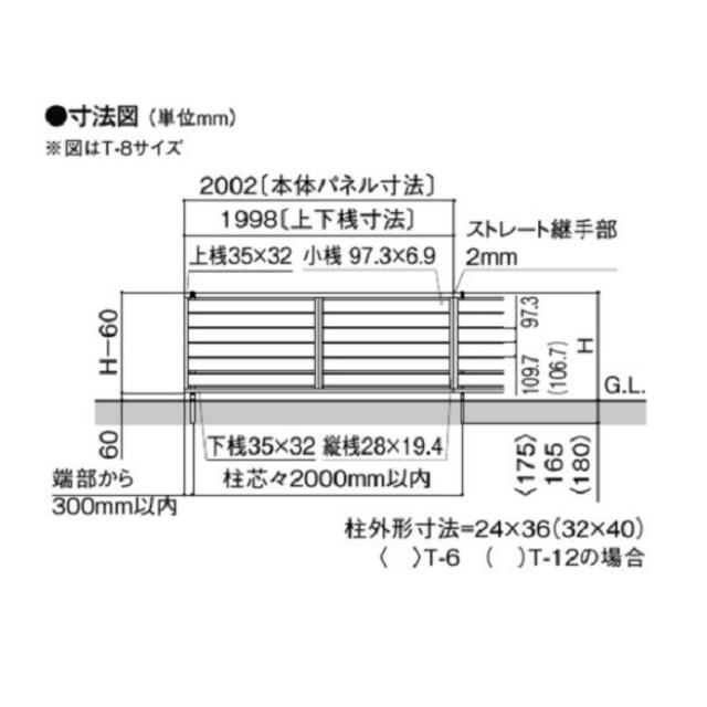 リクシル　フェンス　1枚 1