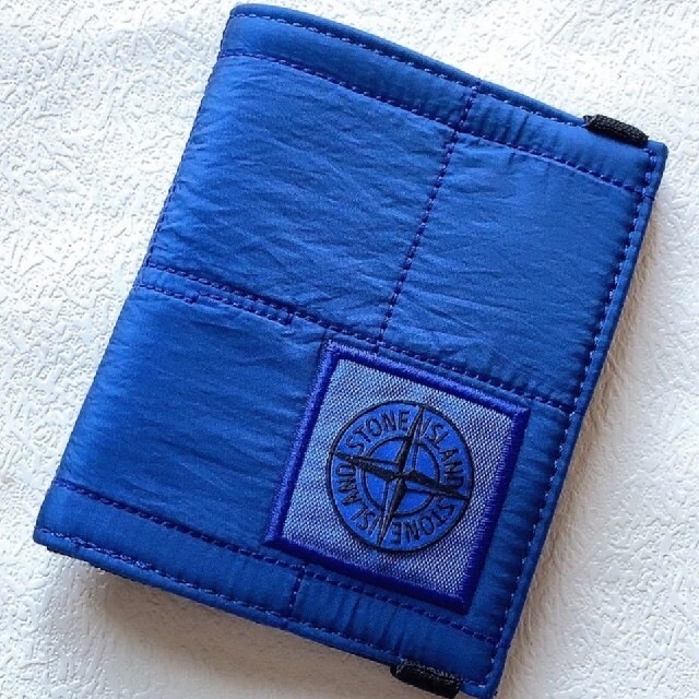 ストーンアイランド nylon metal wallet blue 二つ折り財布 | フリマアプリ ラクマ