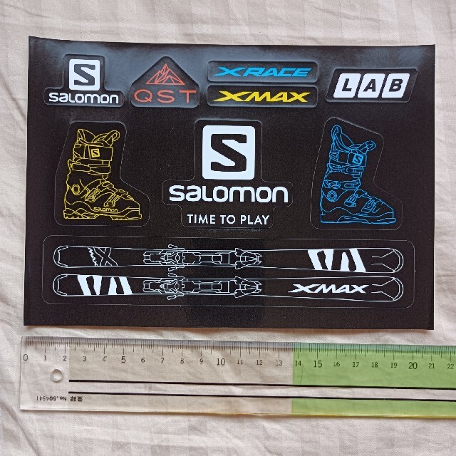 SALOMON(サロモン)のサロモンステッカー正規ノベルティ品 ２枚一組 スポーツ/アウトドアのスキー(その他)の商品写真