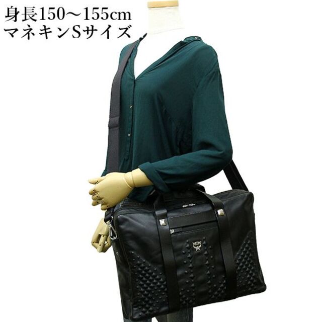 MCM ビジネスバッグ メンズ エムシーエム ブラック レザー 5739