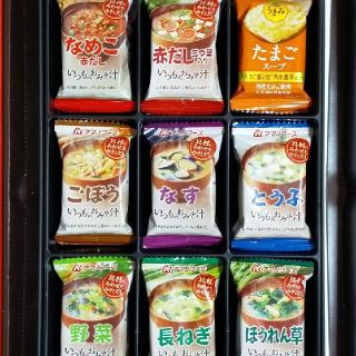 アサヒ(アサヒ)のアマノフーズ フリーズドライ　バラエティギフト9食(箱なし)＋茶碗蒸しの素1個(インスタント食品)