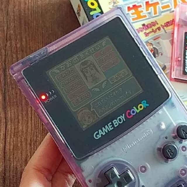 ゲームボーイ(ゲームボーイ)の【美品】ゲームボーイカラー&ソフトの2点セット エンタメ/ホビーのゲームソフト/ゲーム機本体(携帯用ゲーム機本体)の商品写真