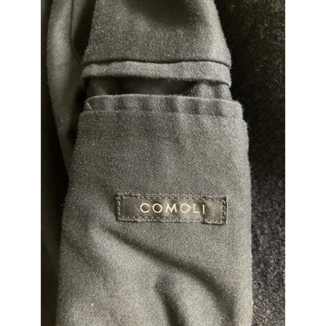 COMOLI(コモリ)のCOMOLI (コモリ) ウール ショールカラーコート　2  ネイビー　19aw メンズのジャケット/アウター(チェスターコート)の商品写真